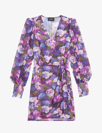 Shop the look with The Kooples V-neck floral print crepe dress
£147.50, Selfridges
