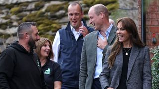 Prince William, Prince of Wales and Catherine, Princess of Wales talk with We Are Farming Minds