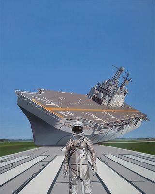 astronaut paintings