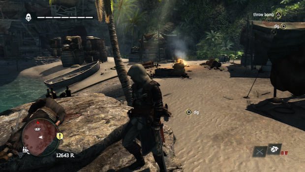 Black Flag Buried Treasure No. 11 location
