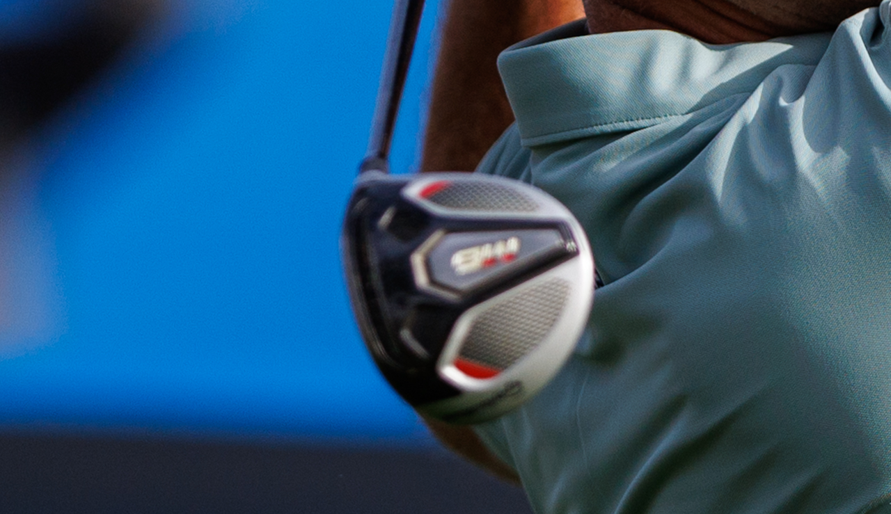 A close-up of the TaylorMade M6 fairway wood