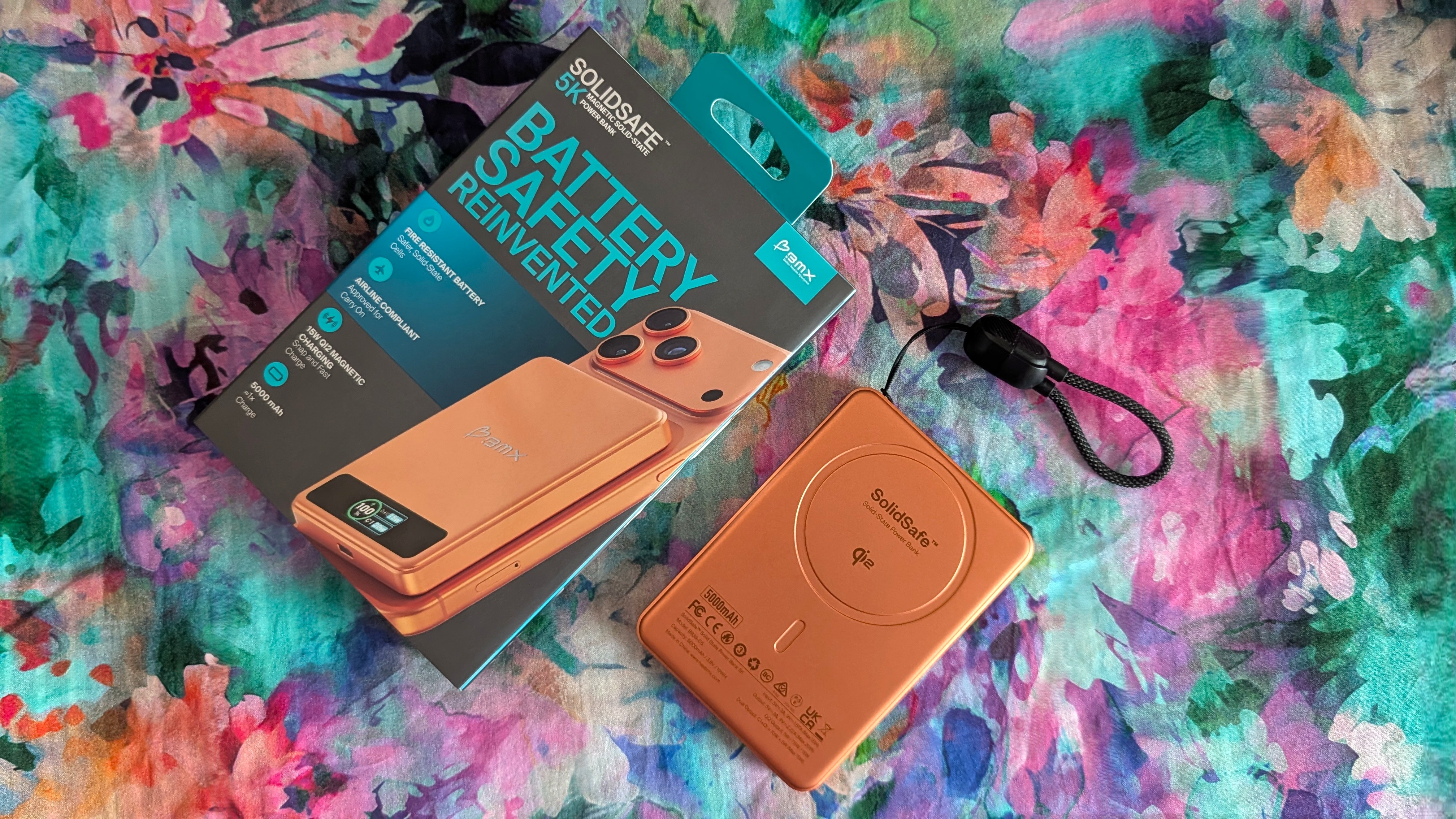 BMX SolidSafe 5K and 10K Solid-State Magnetic Power Bank with Qi2 and MagSafe support