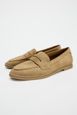 Suede Penny Loafers