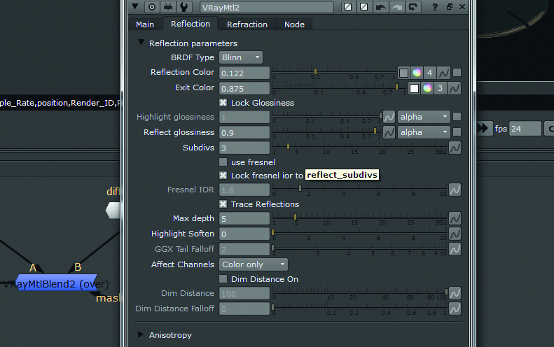Playing with subdivisions helps to find the right noise level