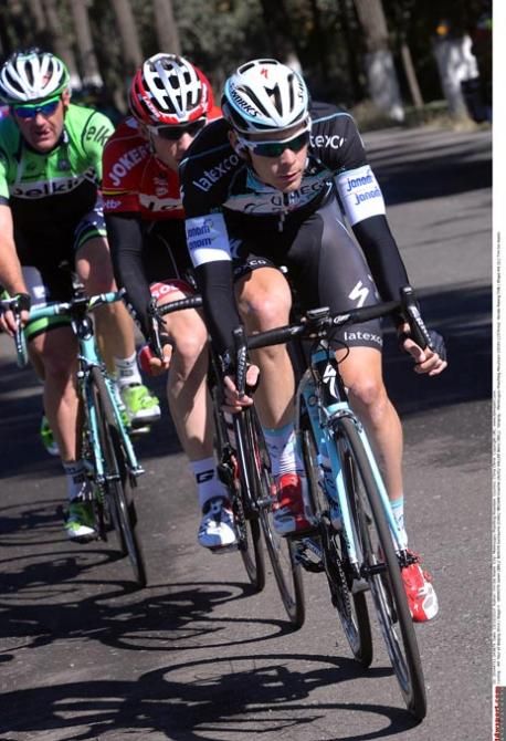 Four riders formed the day's break