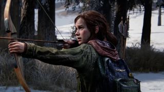The Last of Us Part 1 Ellie bow winter