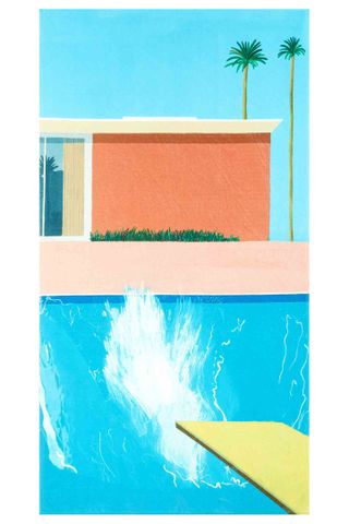 David Hockney 'Bigger Splash' Beach Towel, £45, Tate Shop