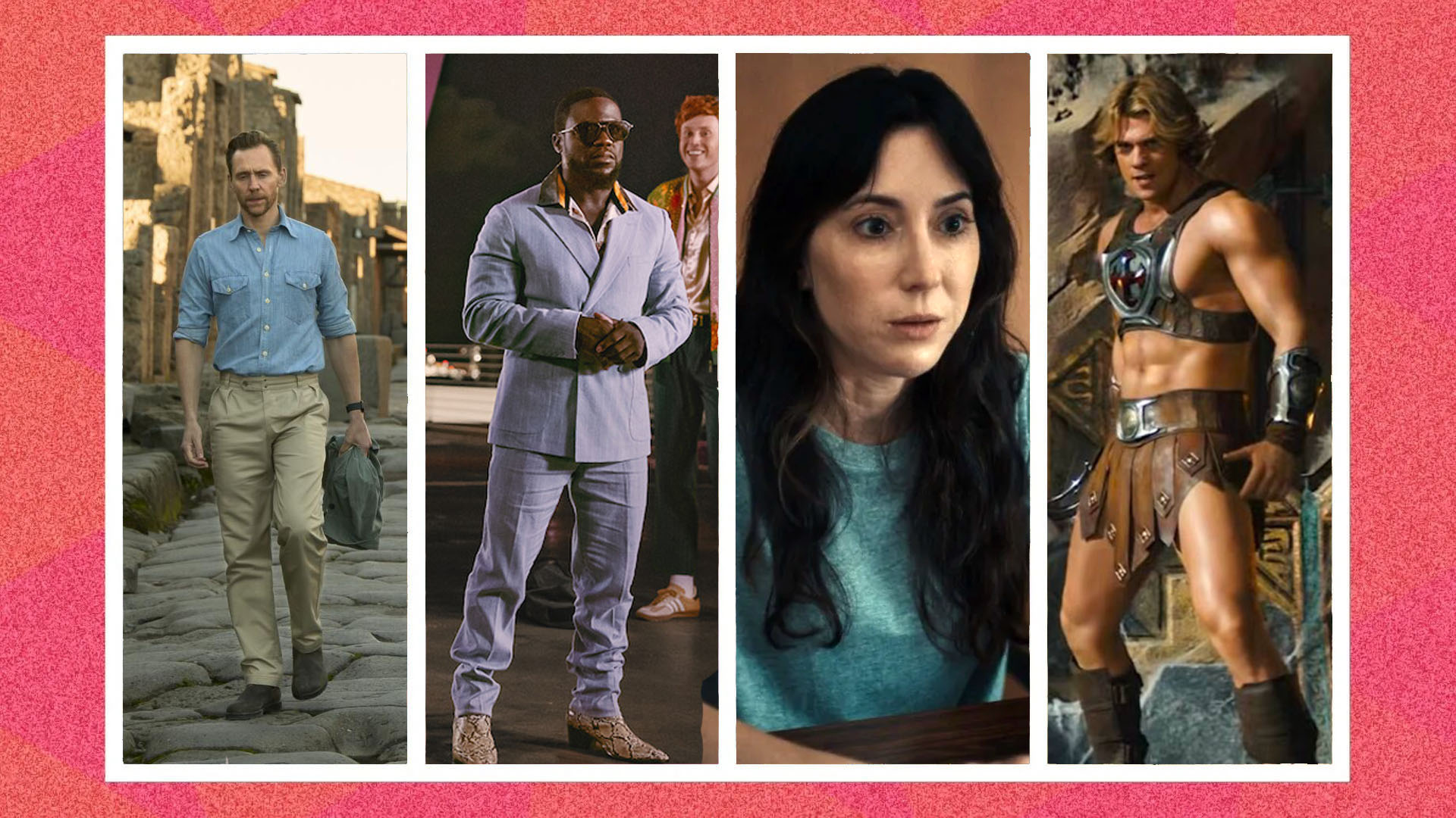 Four TV show screengrabs. 