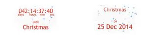 Christmas countdown widgets: WordPress countdown clock plugin