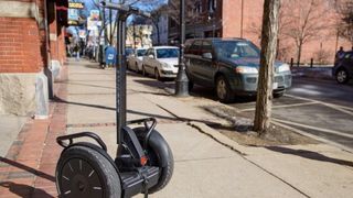 The gyroscope ability of the Segway runs on machine learning algorithms