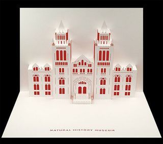 london 3D greeting card