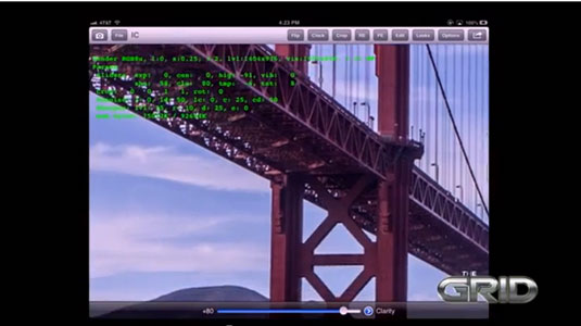 You'll be able to zoom in 100% into a raw photo on your iPad