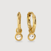 Monica Vinader Mini Gem Huggie Earrings:was £70now £49 (save £21)