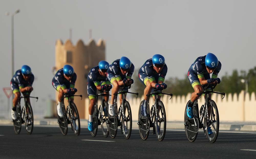 Orica-BikeExchange finished third in the World Championship TTT