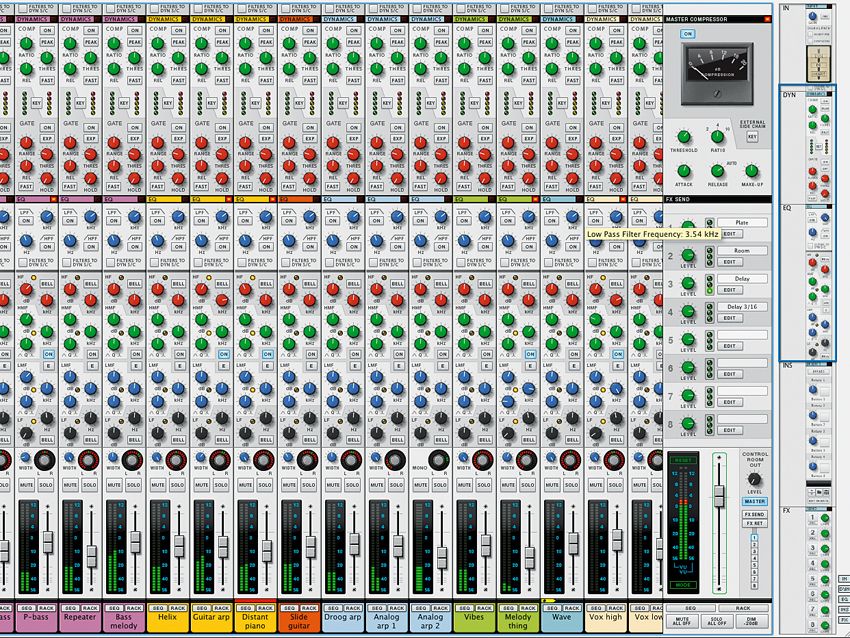 That famous SSL modelled mixer.