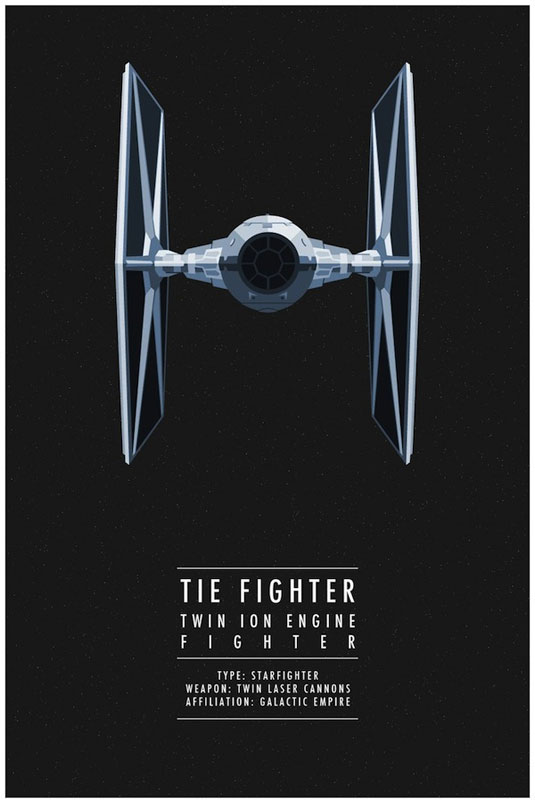 minimalist star wars posters