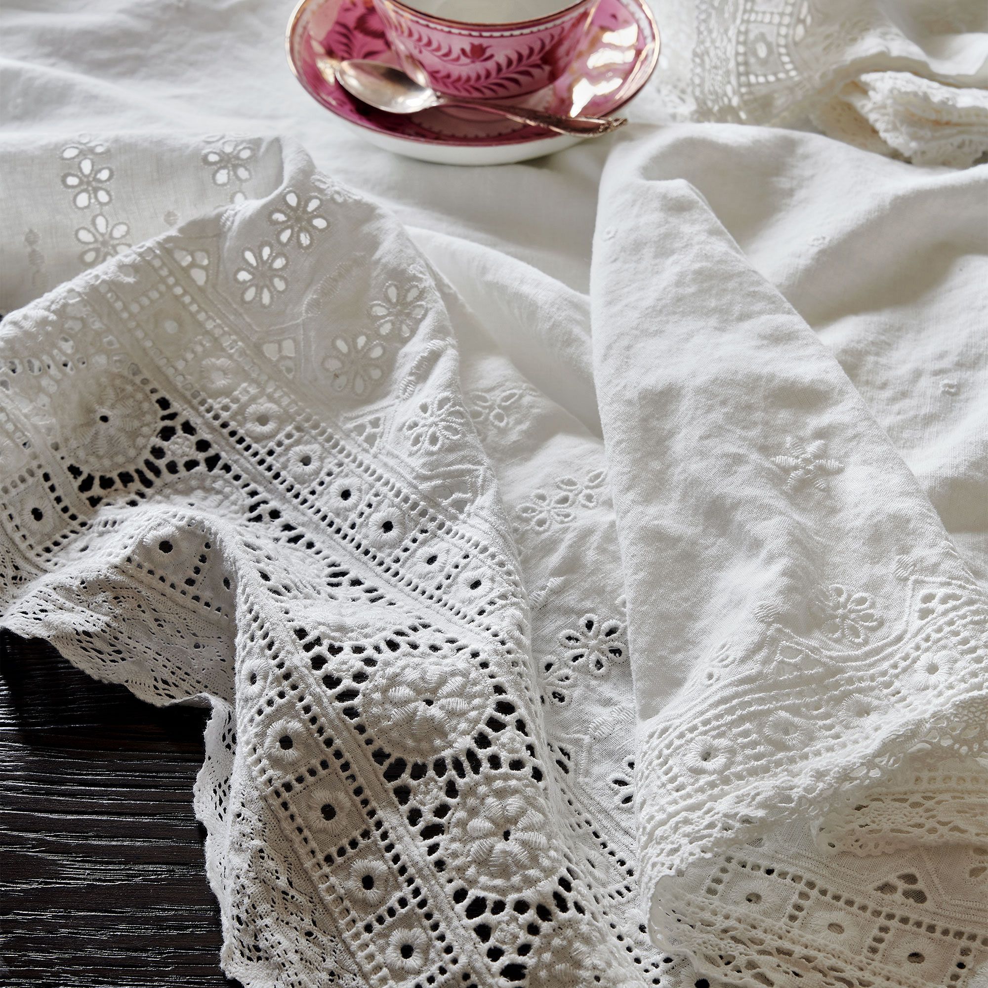 Eyelet Crochet Tablecloth