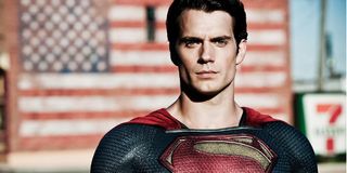 Man of Steel Henry Cavill American Flag