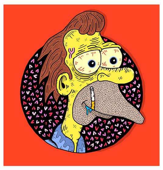 simpsons illustrations