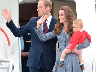 Kate Middleton, Prince William and Prince George