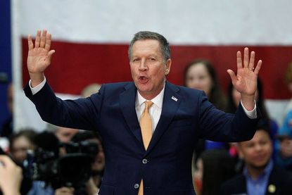 John Kasich rejects the idea of teaming up with Donald Trump. 