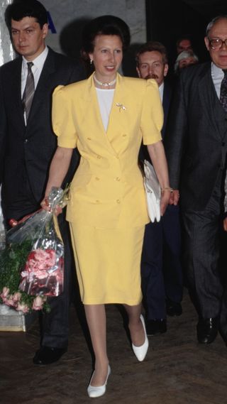 Princess Anne visiting the USSR in 1990