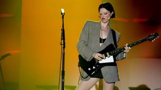St. Vincent performs onstage at the Songwriters Hall of Fame 51st Annual Induction and Awards Gala