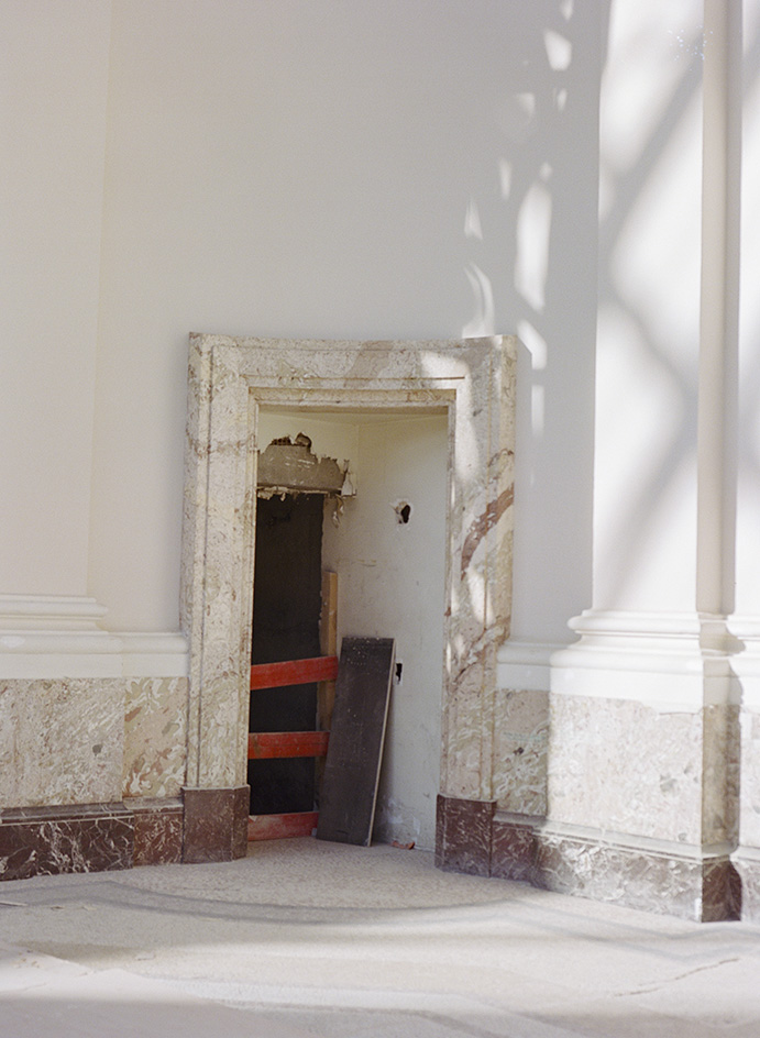 door inside Grand Palais