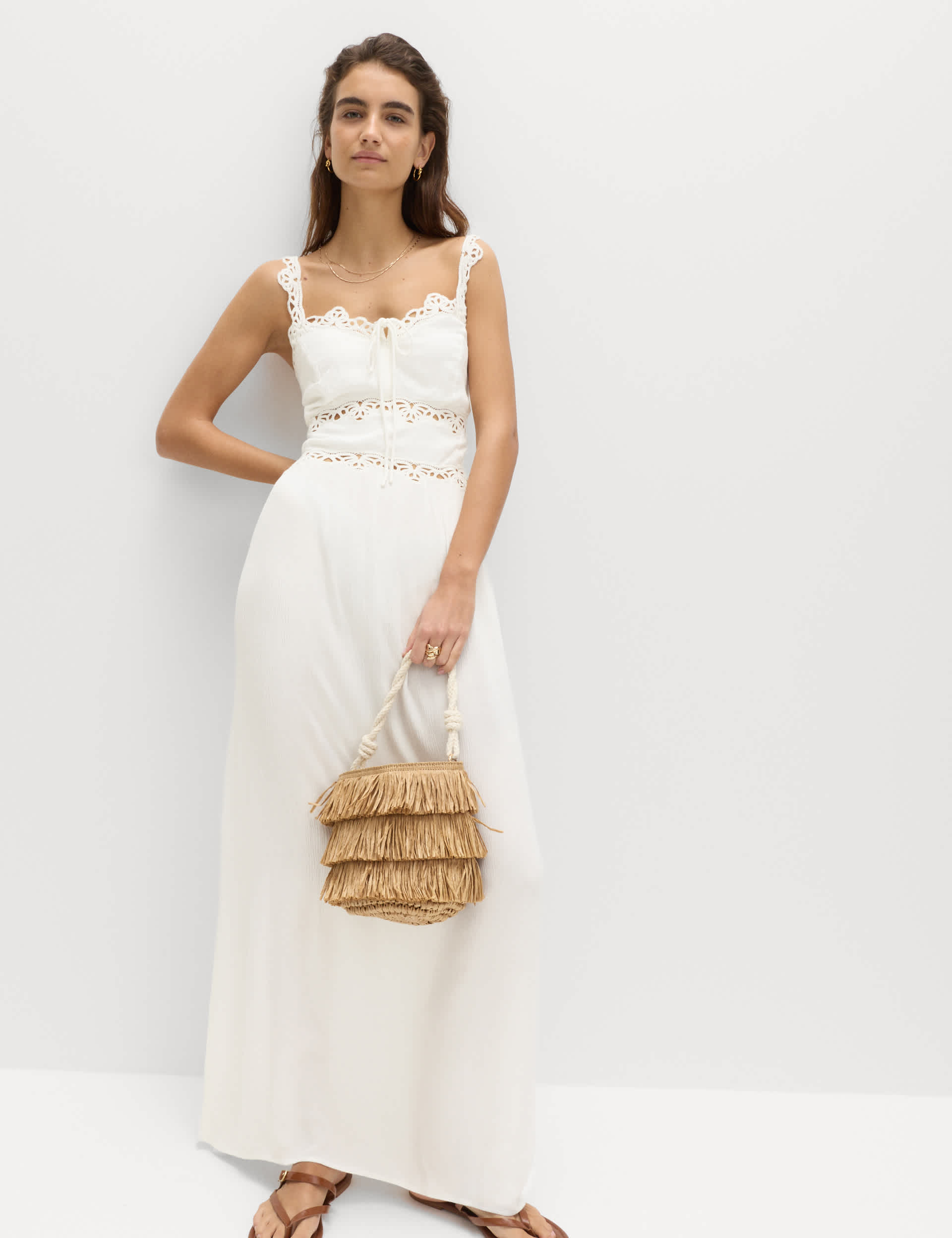 Tie Front Maxi Beach Dress