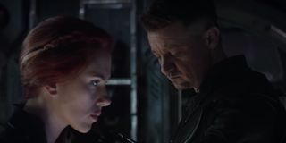 Natasha and Clint in Endgame