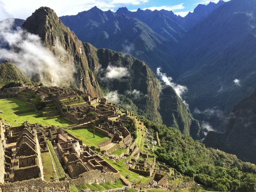 Machu Piccu in Peru.