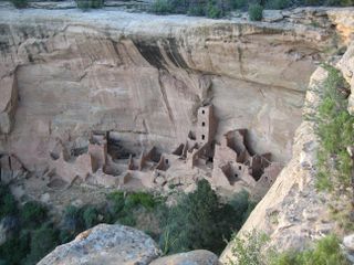The Square Tower House at Mesa Verde.