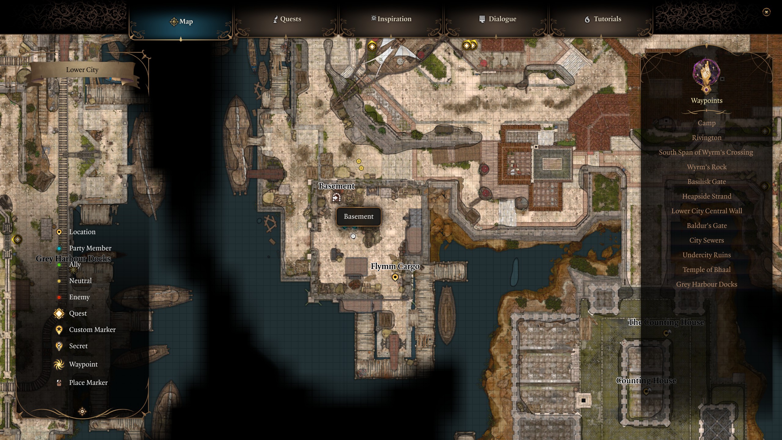 Baldur's Gate 3 Iron Throne submarine location