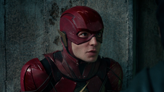 Ezra Miller as The Flash in Justice League