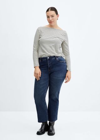 Crop Flared Jeans - Women