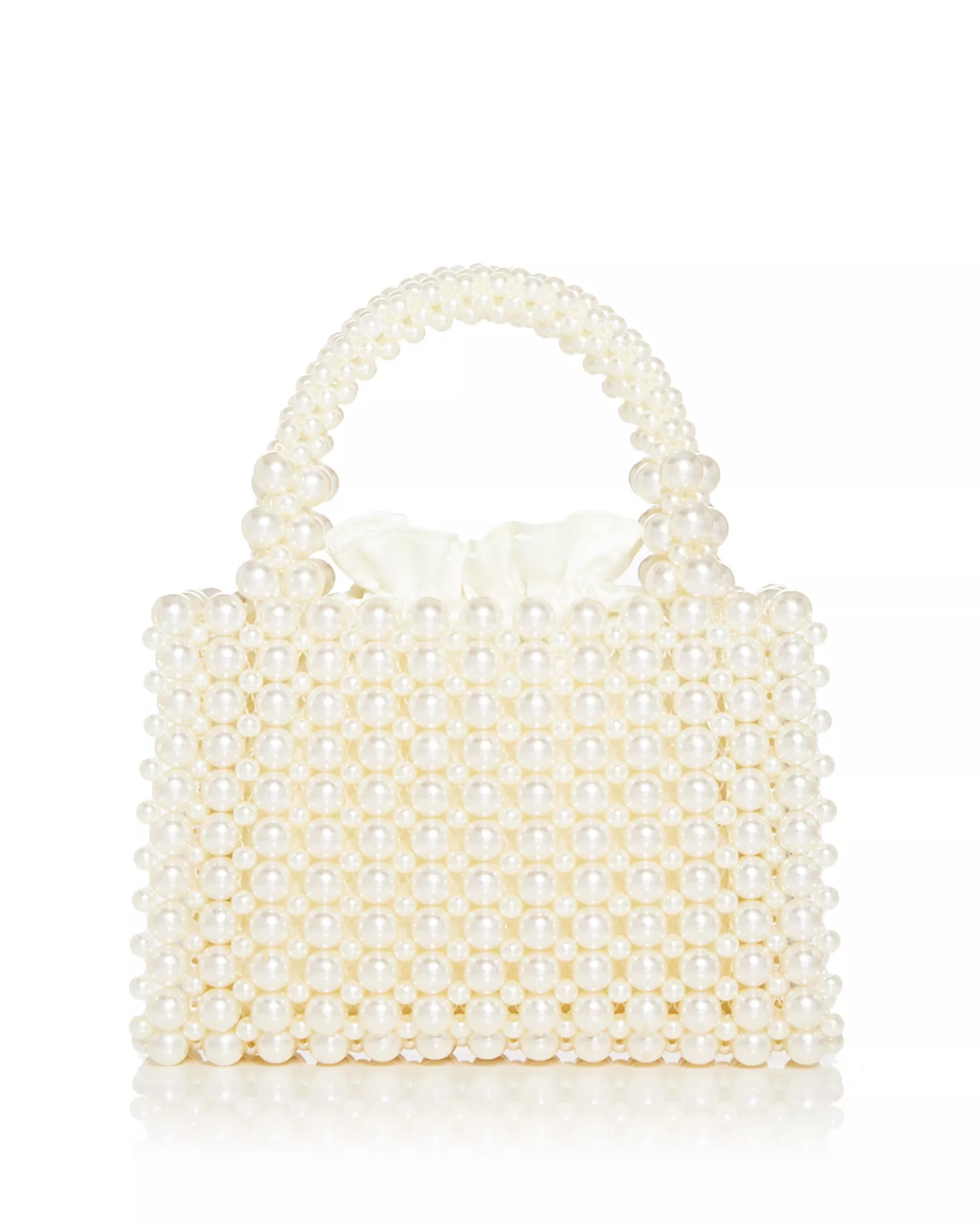 Beaded Top Handle Bag - Exclusive