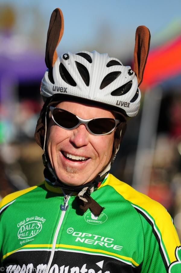 This amateur racer grew ears during his event