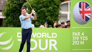 Nick Faldo during the pro-am before the 2023 Betfred British Masters