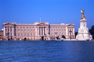 Buckingham Palace flooded