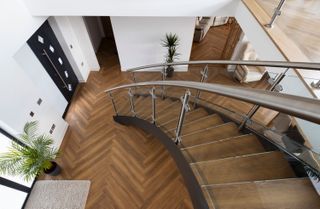 Spiral, curved and cantilevered staircases can create a real centrepiece in the home