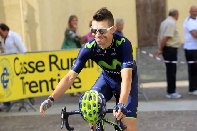 Giovanni Visconti (Movistar) at the start