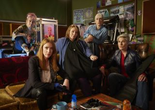 Riot Women on BBC1 stars Lorraine Ashbourne, Rosalie Craig, Joanna Scanlan, Amelia Bullmore and Tamsin Greig.