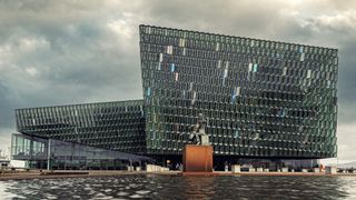The Harpa concert hall and conference centre in Reykjavik