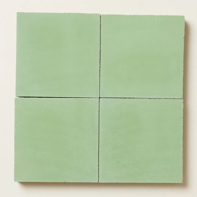 mint green square wall tiles