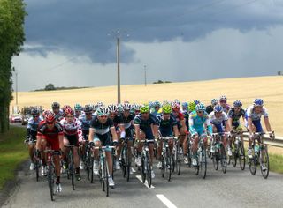 Clouds looming, Tour de France 2011, stage six