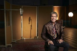 Sir Cliff Richard at Abbey Road Studios for his appearance in If These Walls Could Sing.