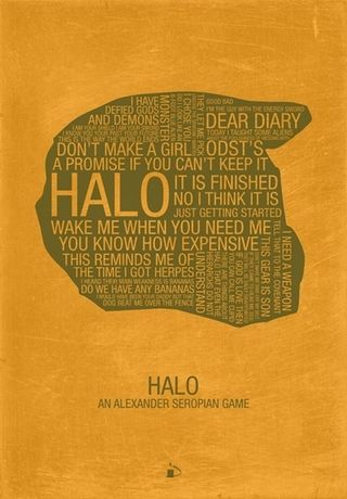 Halo gets the typography treatment