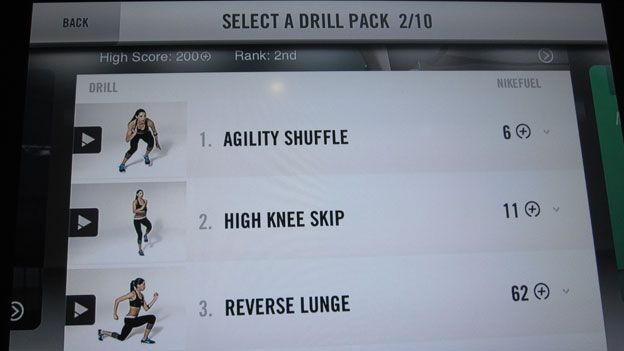 Nike+ Training iPhone app drill packs