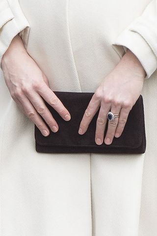 Leather, Beige, Brown, Wallet, Hand, Fashion, Fashion accessory, Finger, Bag, Dress,