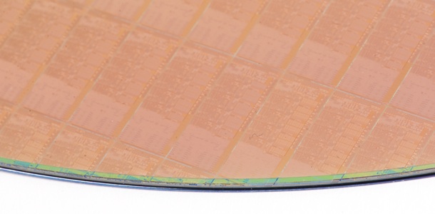 Intel CPU wafer
